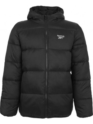 Reebok Kaban Erkek Siyah Rabul Puffer Coat