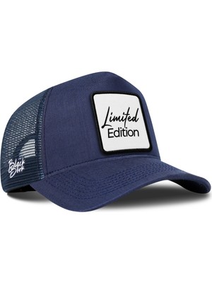BlackBörk Limited Edition Logolu Cordura Lacivert Trucker Şapka