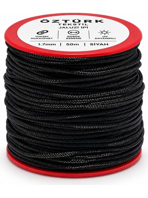 Öztürk Tekstil ip 1.7 mm Jaluzi Stor Perde ve Plise Ipi 50 Metre Polyester
