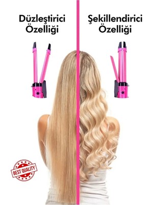 St. Morritz Premium Ikili Saç Güzellik Seti Saç Düzleştirici Şekillendirici