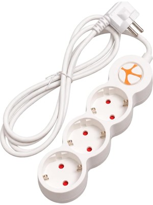 Store Tunçmatik Powerstrip 3 Üçlü Anahtarlı Grup Priz 5m