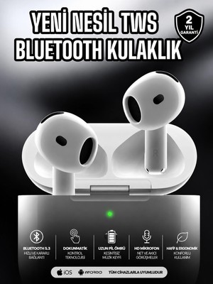 Genel Tedarik Kablosuz Bluetooth Kulaklık Tws Anc Özelliği Yüksek Ses Kaliteli