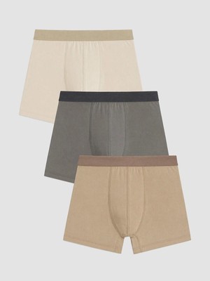LC Waikiki Pamuklu Esnek Erkek Boxer 3 Lü Paket  (W6)
