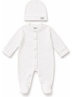 Ciorre Cıorre Bebek Takımı Mini Pink Dots Örme 0-3 Ay