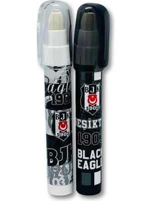 Bak Gel Al Beşiktaş Bjk 1903 Lisanslı Silgi - Kara Kartal Okul, Ofis, Hediye, Taraftar Kırtasiye Siyah Beyaz