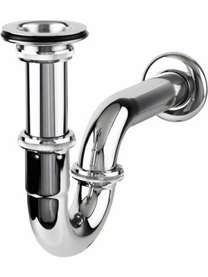 İz Yapı Komple Krom Lavabo Sifonu Pat Pat