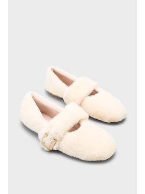 Capone Outfitters Talia Peluş Tokalı Babet