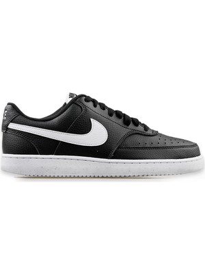 Nike DH2987 Nike Court Vision Low Next Nature Sneaker Siyah-Beyaz Unisex Spor Ayakkabı