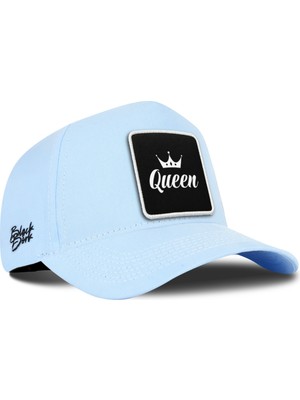 BlackBörk Queen Logolu Buz Mavi Beyzbol Premium Şapka