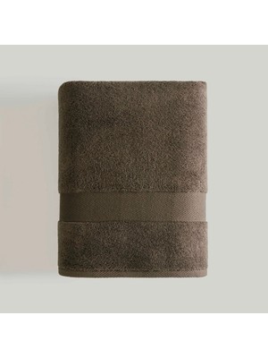 Linens Premium Pamuk 85X150 cm Banyo Havlusu Kahve