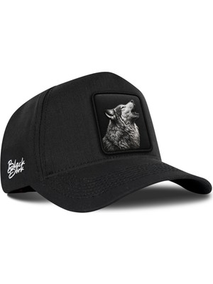 BlackBörk Kurt Logolu Cordura Siyah Beyzbol Şapka
