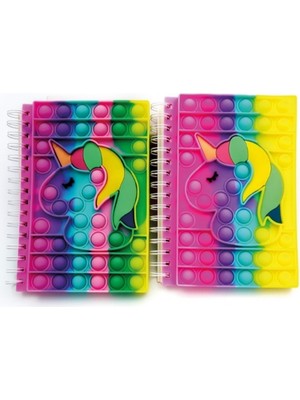 Uravas Store Unicorn Tasarımlı Pop-It Defter
