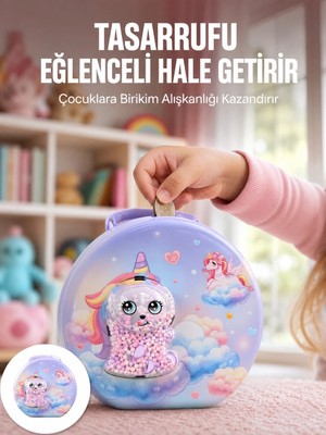 Ceylan Adam Mey Ithalat® Eğitici Şifreli Çocuk Para Kasası Dayanıklı Metal