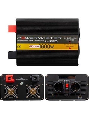 TeknoKapsül 12-220V 12 Volt 1800 Watt Modified Sinus Inverter PWR1800-12