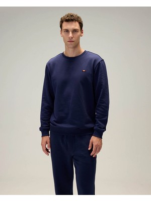 Ellesse Pamuklu Lacivert Erkek Sweatshirt 5WM3579