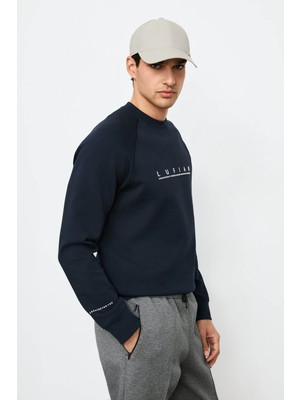 Lufian Cooper Lacivert Erkek Sweatshirt 112030198