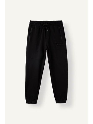 Defacto Regular Fıt Jogger Siyah Erkek Eşofman Altı Y5511AZ/BK81