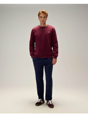 Ellesse Pamuklu Bordo Erkek Sweatshirt 6WM3003