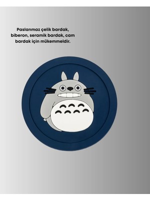 Uravas Store USB Isıtıcı Bardak Altlığı Totoro Desenli 45°–60° Sıcaklık Koruma