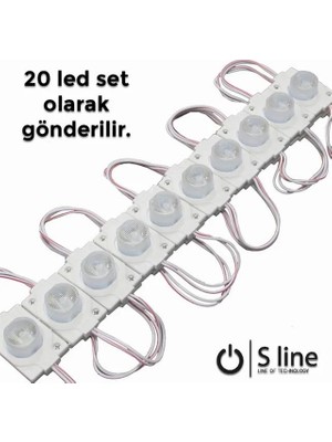 Uravas Store LED Modul Tekli Sıcak Beyaz (BAĞ:20ADET)