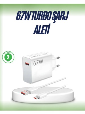 Genel Tedarik 67 Watt Çift Turbo Şarj Adaptörü  Reno 4 5 6 Uyumlu