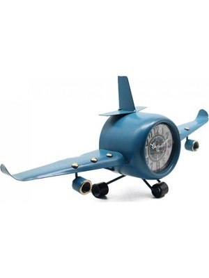 Pileli Store Uçak Saat 41CM