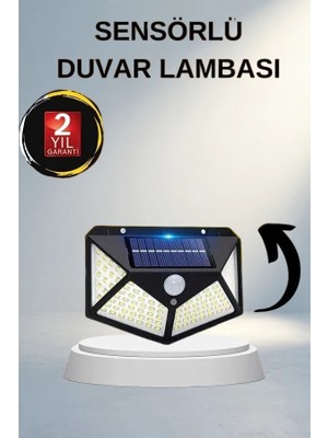 Uravas Store Bahçe Lambası 100 LED Güneş Enerjili Dış Mekan