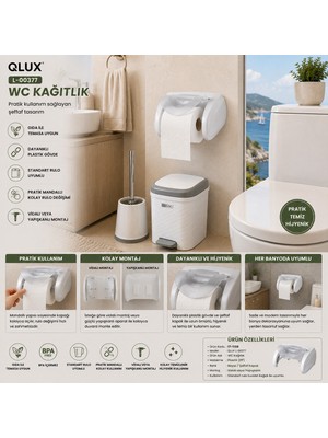 Go İthalat Wc Kağıtlık Plastik Kapaklı (5297)