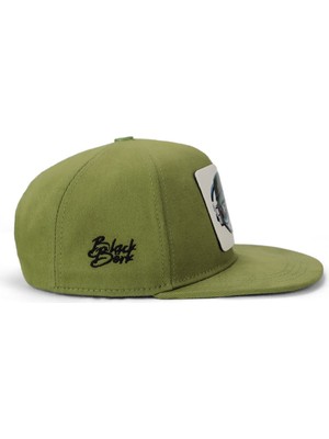 BlackBörk Hip Hop Kids Aslan Logolu Yeşil Çocuk Beyzbol Şapka