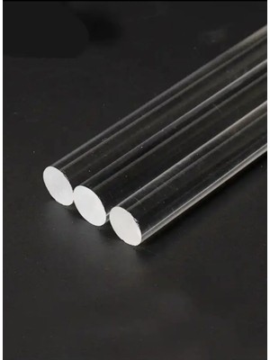 St. Morritz Akrilik Şeffaf Çubuk, 20MM Genişlik ve 100CM Uzunluk, Şık ve Dayanıklı Tasarım