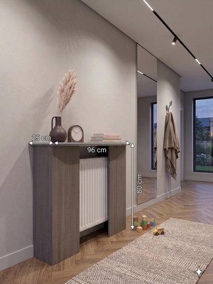 Dekoratif Petek Kaplama Dresuar 96 cm - Isı Geçirgenli Modern Kalorifer Rad