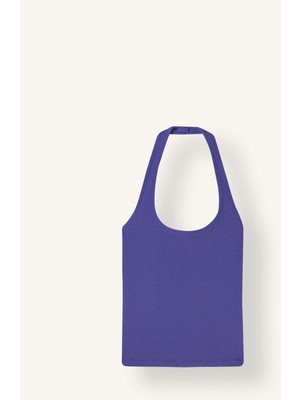 DeFacto Fitted Halter Yaka Pamuklu Fitilli Kaşkorse Atlet H8088AX26SM