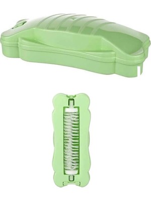 Renas Store Kelebek Tasarımlı Tek Fırçalı Gırgır 17X7X4 cm Yeşil