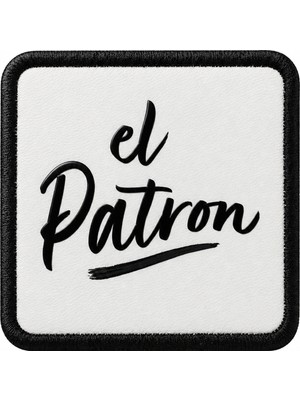 BlackBörk El Patron Logolu V1 Bench Deri Şapka Yetişkinler İçin Moda