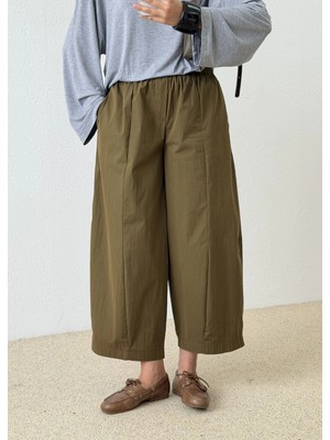 Moda Aksa 261780 Barrel Pantolon Haki