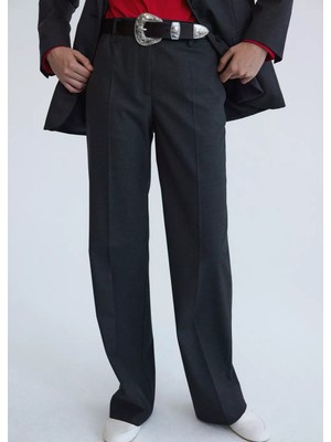 Mango Yünlü Takım Elbise Pantolonu