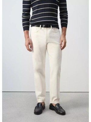 Mango Regular Fit Pola Selvedge Jean Pantolon