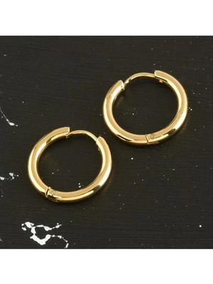 Semel Çelik Halka Küpe 1,5 cm