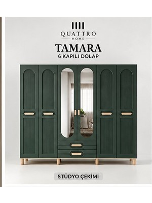 Quattro Home Tamara 6 Kapaklı Dolap