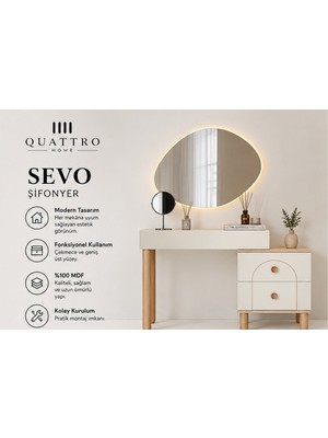Quattro Home Sevo Makyaj Masası