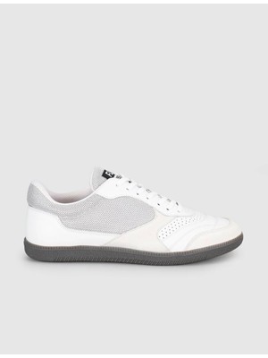 Cabani Beyaz Hakiki Deri Erkek Sneaker Ayakkabı
