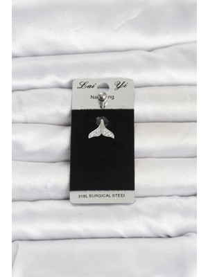 Pileli Store 316L Cerrahi Çelik Dolphin Kuyruk Model Göbek Piercing TJ-PR1382