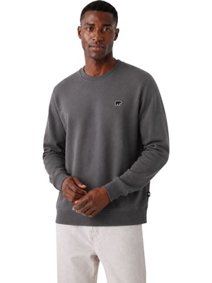 Bad Bear Valor Crewneck Antrasit Erkek Sweatshirt