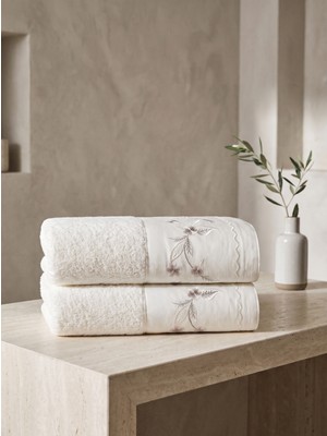 Dantela Adore 2'li Nakışlı El Havlu Seti 50X90 cm