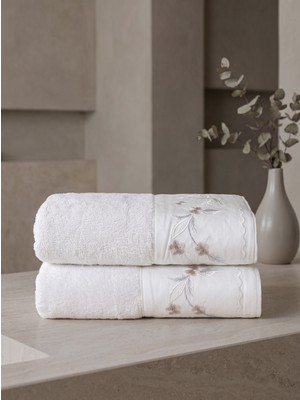 Dantela Adore 2'li Nakışlı El Havlu Seti 50X90 cm