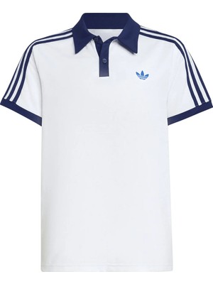 Adidas Beyaz Erkek Çocuk Polo T-Shirt KQ7999 B Classıcs Polo