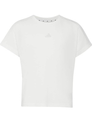 Adidas Krem Kız Çocuk T-Shirt KY3617 G T