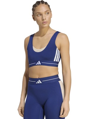 Adidas Mavi Kadın KQ5751 Hyg Bralette D Sporcu Sütyeni
