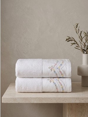 Dantela Grace 2'li Nakışlı El Havlu Seti 50X90 cm
