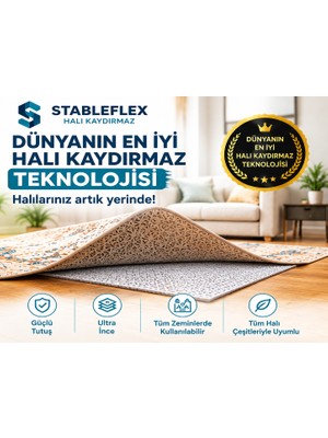 Stableflex Stable Flex Halı Kaydırmaz Halı Altlığı - Halı Kaymasını Önleyen Çok Amaçlı Kaydırmaz Mat -Özel Ölçü Kesilebilir